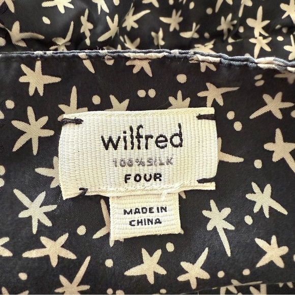 Aritzia-Black Star Patterned Ruffle Mini Skirt - Picture 6 of 6